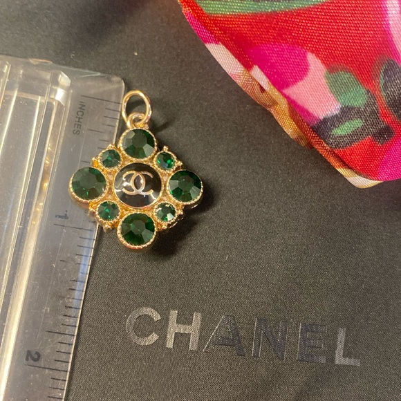 Chanel CC Charm, Chanel Dust Bag and Unbranded Twilly - Picture 8 of 10